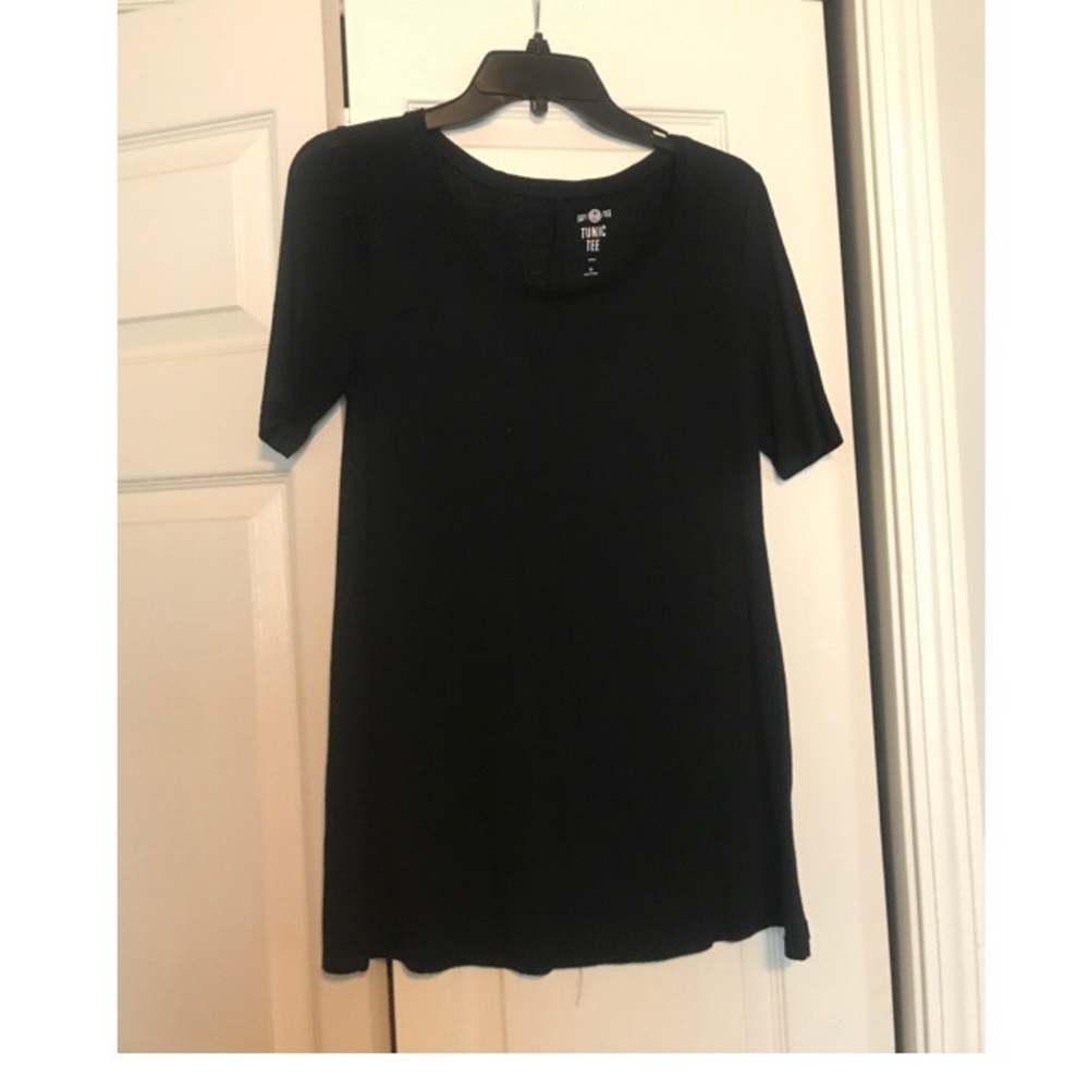 Black tunic shirt